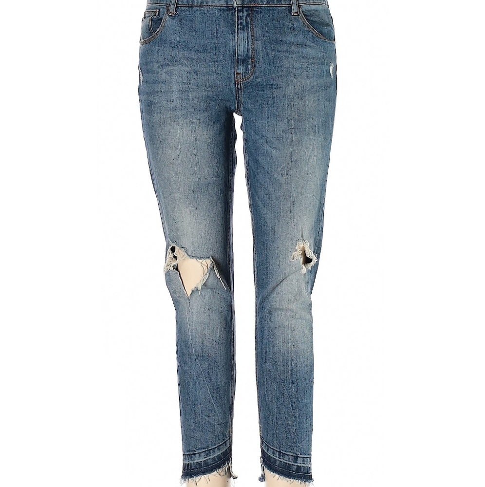 Zara Basic distressed denim sz.10